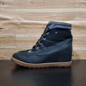 Forsake Alma Green Suede Leather Boots Women's Size 9.5